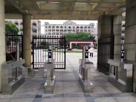 湖北某高檔小區(qū)圓柱動態(tài)人臉識別案例