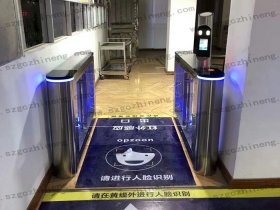 江蘇常州某辦公區(qū)圓柱動態(tài)人臉識別案例